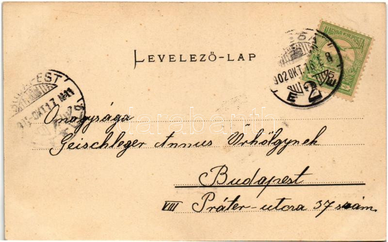 1902 Kassa, Kosice; Bankó-fürdő. László Béla kiadása / spa, bath in Bankov - Image 2