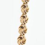 Arany (Au) 14K rózsaszemes nyaklánc, jelzett, h: 49 cm, nettó: 7,8 g - Image 2