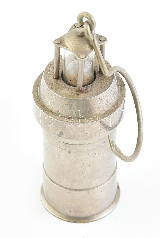 Mini bányász lámpa, m: 12 cm