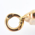 Arany (Au) 14K szögletes lapos karkötő, jelzett, h: 19 cm, nettó: 6,1 g - Image 3