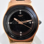 Swatch női quartz karóra, elemcserére szorul, d: 34mm