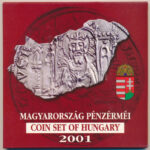 2001. 1Ft-100Ft (7xklf) forgalmi sor szettben, 'Magyarország pénzérméi' sorozat, belső tok ragasztása kissé elengedett T:PP Adamo FO34.1