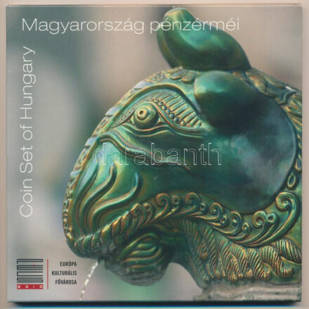 2010. 5Ft-200Ft (6xklf) forgalmi sor szettben + 'Pécs 2010 - Európa Kulturális Fővárosa' Ag emlékérem, T:BU,PP patina Adamo FO44.4