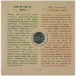 2002. 1Ft-100Ft (7xklf) + 100Ft 'Kossuth' forgalmi sor szettben T:BU patina, ragasztó elengedett Adamo FO35 - Image 3