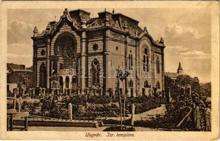 Ungvár, Uzshorod, Uzhorod; Izraelita templom, zsinagóga / synagogue (r)