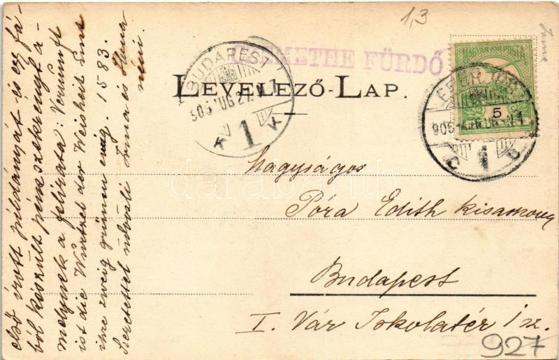 1906 Lőcse, Levoca; Városháza. Braun Fülöp kiadása / town hall (EK) - Image 2