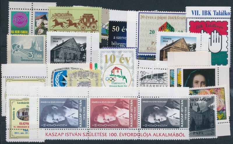 1961-2015 25 db különféle modern magyar levélzáró. KÖZTE RITKÁBBAK!