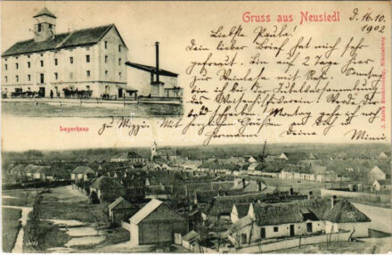 1902 Nezsider, Neusiedl am See; Lagerhaus. J. Nafe