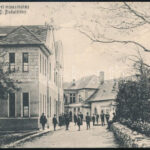 cca 1910 Budapest XXII. Budatétény Misszióházat ábrázoló képeslap a rektor aláírásával