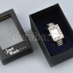 Jewel watch kvarc női karóra, eredeti dobozában, fém szíjjal. 20x33 mm