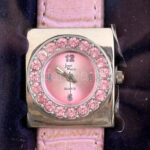 Jewel watch kvarc női karóra, eredeti dobozában, bőr szíjjal. 26x30 mm