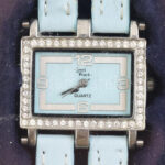 Jewel watch kvarc női karóra, eredeti dobozában, bőr szíjjal. 22x30 mm