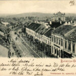 1902 Balassagyarmat, Fő utca, Izraelita templom, zsinagóga. Wertheimer Zs. kiadása (EK)