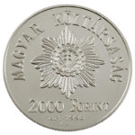 1998. 2000Ft Ag '1848-49. forradalom és szabadságharc 150. évfordulója' kapszulában, tanúsítvánnyal, dísztokban T:PP Adamo EM151 - Image 2