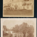 1918 Ivanov tábornok kastélya + Proskurov, 2 db fotó, hátoldalon feliratozva, 7×9 és 7,5×10,5 cm