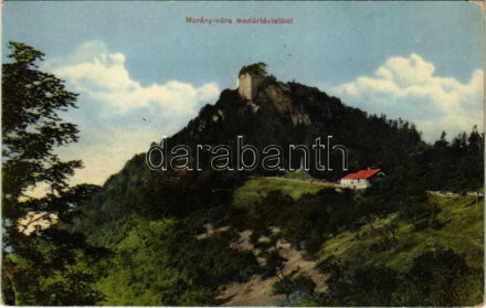 Murány, Murányalja, Murán; Murány vára. Fehér Dezső kiadása / Muransky hrad / castle (EK)