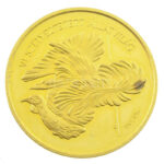 1994. 5000Ft Au 'Veszélyeztetett állatvilág - Túzok' T:1 (eredetileg PP) Hungary 1994. 5000 Forint Au 'Endangered fauna - Bustard' C:UNC (original PP) Adamo EM135, Krause KM#711 - Image 2