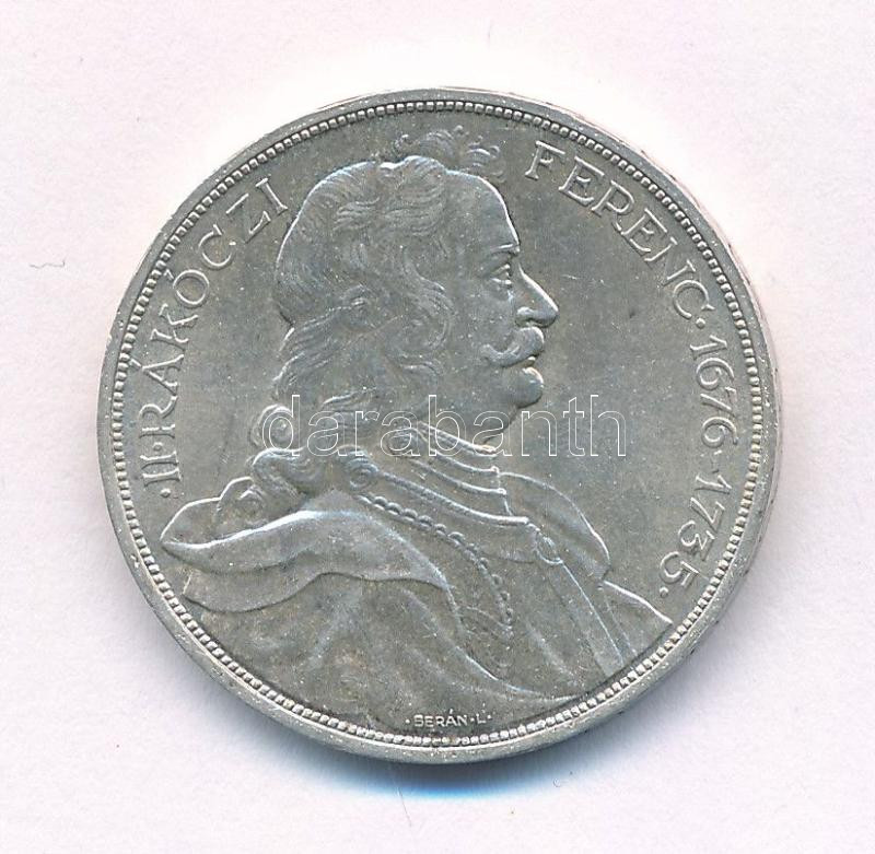1935. 2P Ag 'Rákóczi' T:1- kis patina Adamo P7.2
