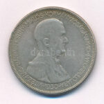 1930. 5P Ag 'Horthy jobbra' T:2- patina Adamo P8