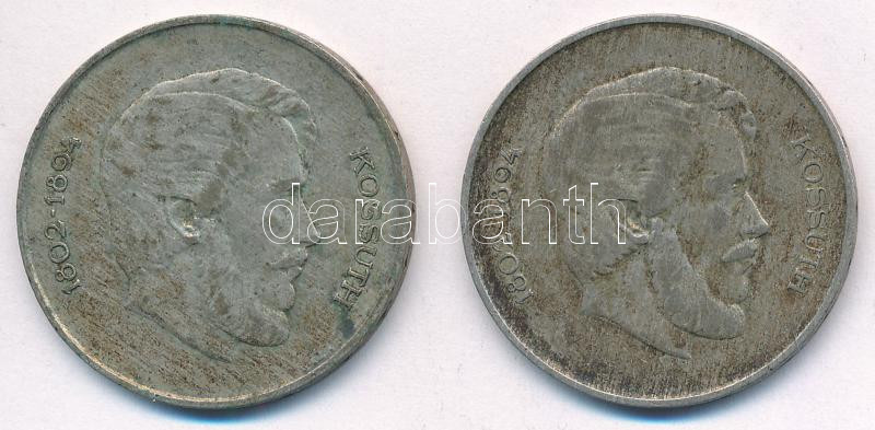 1947. 5Ft Ag 'Kossuth' (2x) T:3 patina Adamo F8.1
