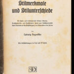 Segmiller, L.: Stilmerkmale und Stilunterschiede. Leipzig, 1937 Diebner. Kiadói vászonkötésben foltos lapokkal 118 p + 76 t - Image 2