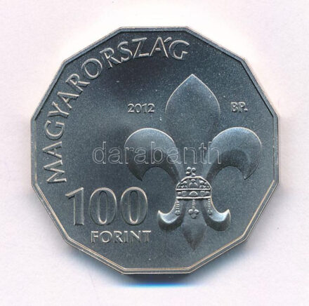 2012. 100Ft Cu-Ni '100 éves a Magyar Cserkészszövetség' T:BU Adamo EM253