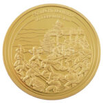 Svájc DN 'Schweizer Militargeschichte / Schlacht bei hard' aranyozott Cu emlékérem kapszulában (40mm) T:PP Switzerland ND 'Schweizer Militargeschichte / Schlacht bei hard' gold plated Cu commemorative medallion in capsule (40mm) C:PP