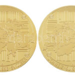 Svájc 2016. '50 Fr. Banknote' aranyozott Cu emlékérem multicolor rátéttel kapszulában (2x) (50mm) T:PP Switzerland 2016. '50 Fr. Banknote' gold plated Cu commemorative medallion with multicolor inlay in capsule (2x) (50mm) C:UNC - Image 2