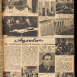 1948 Képes Figyelő c. újság IV. évfolyamának egybekötött számai. Egészvászon-kötésben, helyenként kissé sérült lapszélekkel. - Image 2