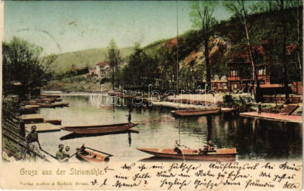 1900 Kamenny mlyn, Steinmühle (Brno, Brünn);