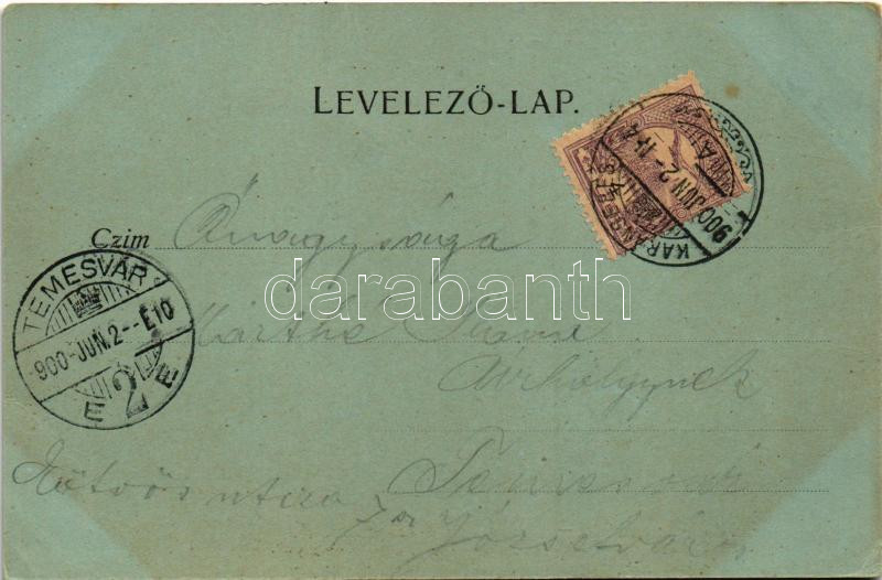 1900 Karánsebes, Caransebes; látkép / general view (EK) - Image 2