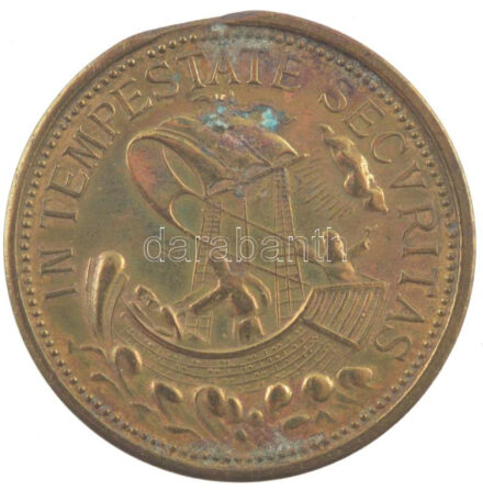 DN 'Sárkányölő Szent György' kétoldalas, fém emlékérem (30mm) T:2- ph