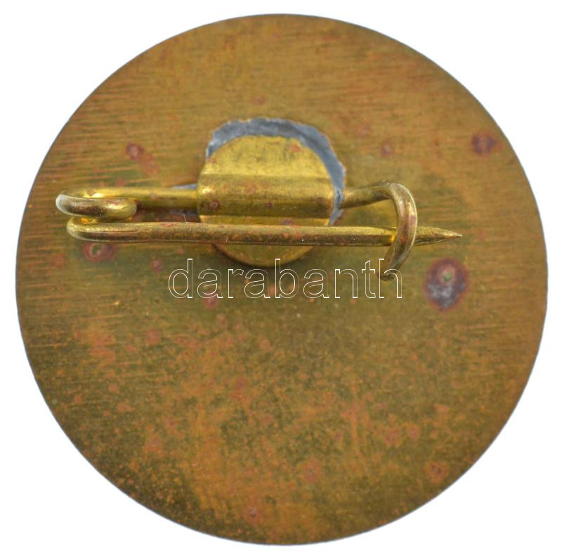 ~1970-1980. 'Önkéntes rendőri szolgálatért' műgyantás fém és bronz jelvény 5-10-15-20 év után (5xklf) (25mm) T:1- - Image 2