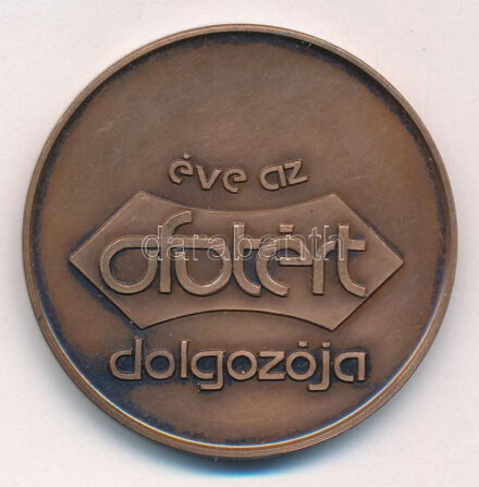 Fritz Mihály (1947-) 1989. 'Ofotért 1949-1989 / 150 éves a fotográfia' Br emlékérem (42,5mm) T:1-