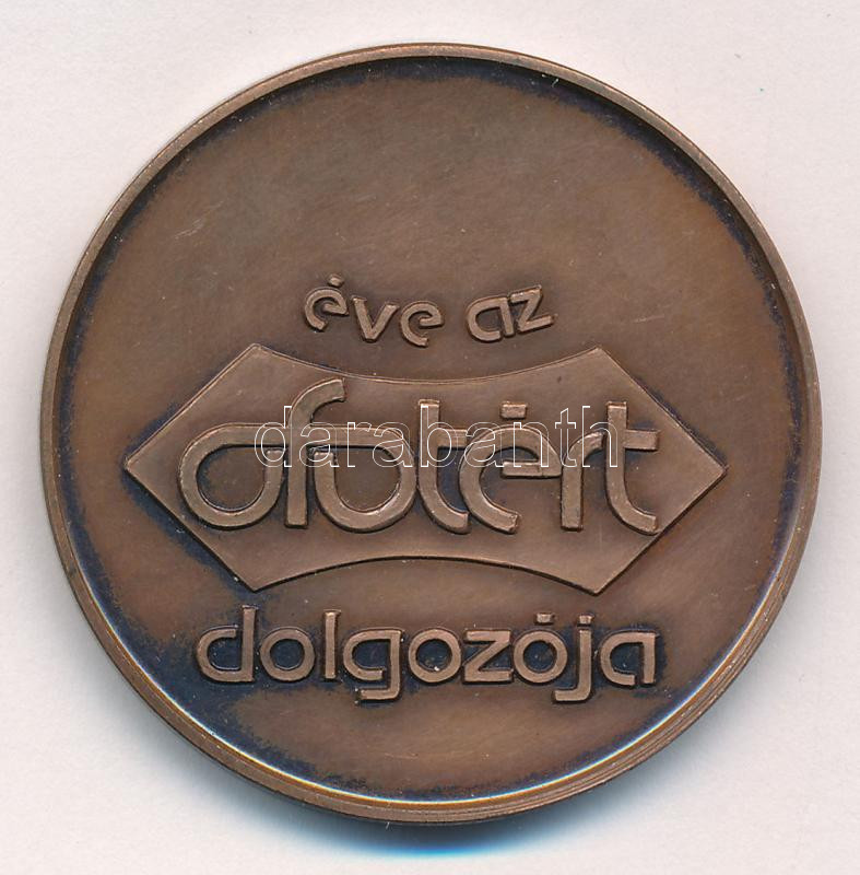 Fritz Mihály (1947-) 1989. 'Ofotért 1949-1989 / 150 éves a fotográfia' Br emlékérem (42,5mm) T:1-