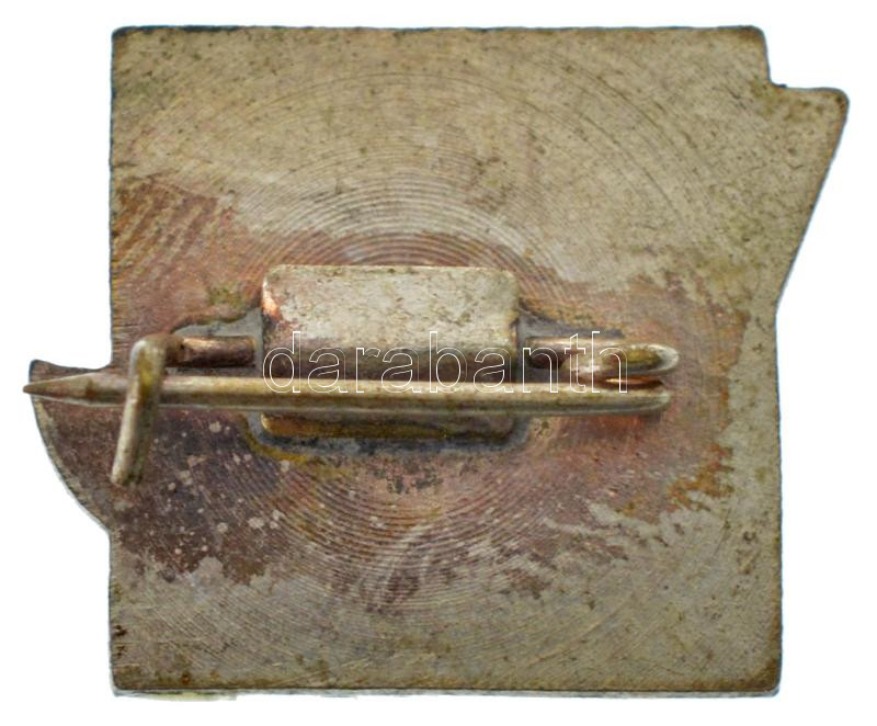 1969. 'Páncélvonat 1919-69' festett fém jelvény (16x20mm) T:2 - Image 2