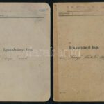 cca 1940-1945 M. kir. katonák iratai, igazolványi lap, leszerelési jegyek, polgári lap, stb.
