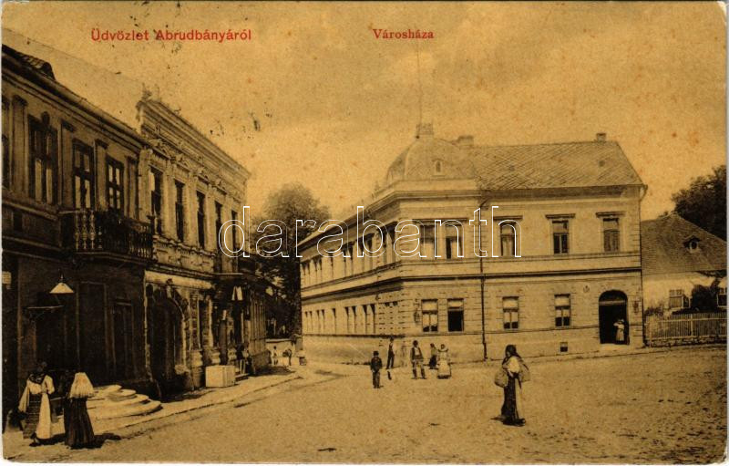 Abrudbánya, Abrud; Városháza. W.L. 3209. / town hall