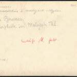 cca 1910 Menedékház a Malaesti-völgyben, Erdélyi Mór felvétele, hátulján feliratozva, 11,5×16 cm - Image 2