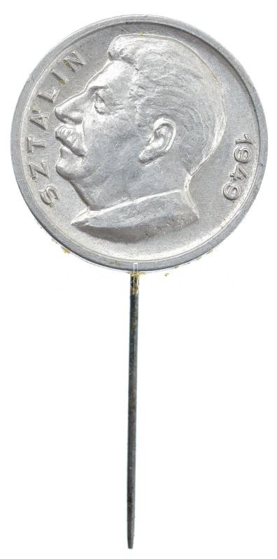 1949. 'Sztálin 1949' Al jelvény (18mm) T:1