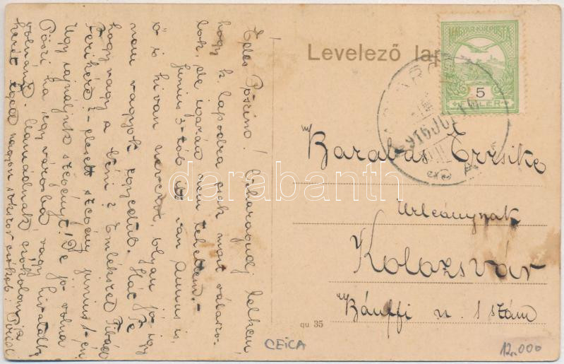 1916 Magyarcséke, Ceica; Járásbíróság, utcakép / court, street view - Image 2