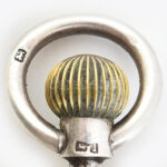 Angol ezüst (Ag) zsebóra jelzett. Sorszámozott szerkezettel, hibátlan számlappal Működő, jó állapotban. d: 50 mm - Image 2