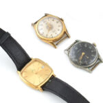 5 db kvarc karóra (Pobeda, Roamer, Venus, Glashütte), szíjjal/szíj nélkül, vegyes állapotban - Image 2