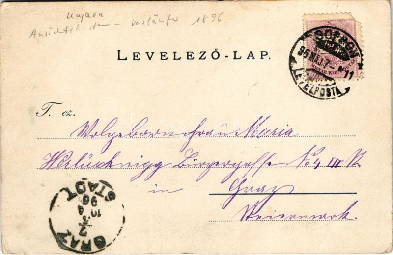1896 (Vorläufer!!!) Sopron, látkép (EB) - Image 2
