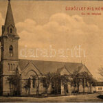 1908 Kiskőrös, Evangélikus templom. W.L. 682. (EB)