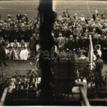 1940 Nagyvárad, Oradea; bevonulás, beszéd / entry of the Hungarian troops, speech. Boros Péter photo (Rb)