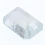 Smaragdcsiszolású, világoskék akvamarin, 9,45 cts - Image 2