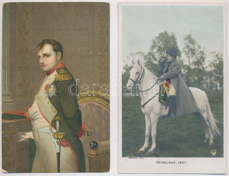 NAPOLEON - 13 db régi képeslap vegyes minőségben / 13 pre-1945 postcards in mixed quality - Image 2