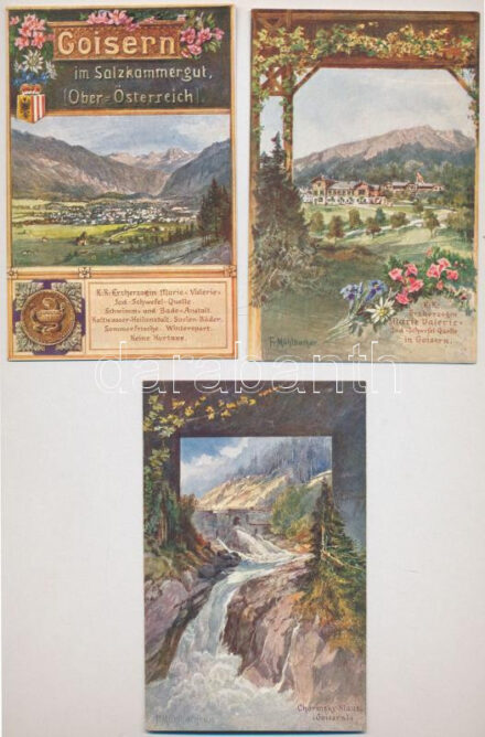 Goisern - 3 pre-1945 postcards