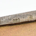 Ezüst (Ag) cigaretta tárca, Payer Gizella képzőművész monogramjával, cca 1930, jelzett, 7×9 cm, 85 g - Image 4